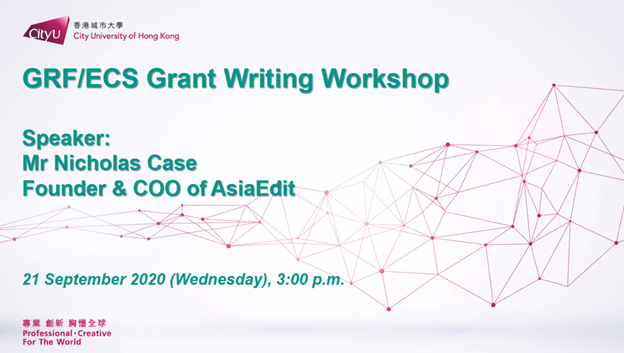 AsiaEdit’s first Zoom research grant proposal workshop
